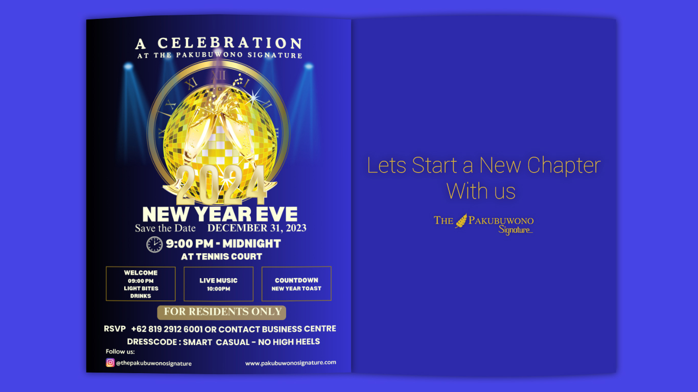 Save The Date – The Special Event for Resident Only